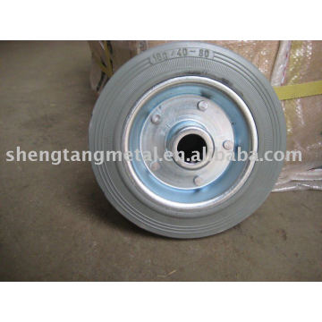 solid rubber wheel 6 inch